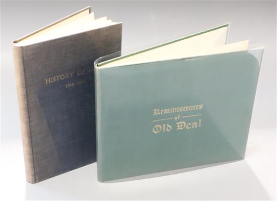 DEAL: Pain, Edward Charles - History or Deal (1914-1953), 8vo, blue cloth (faded), illustrated by [42] plated and by